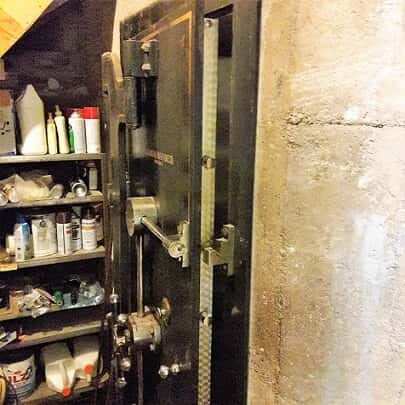 The Bank vault in the Alamo Club